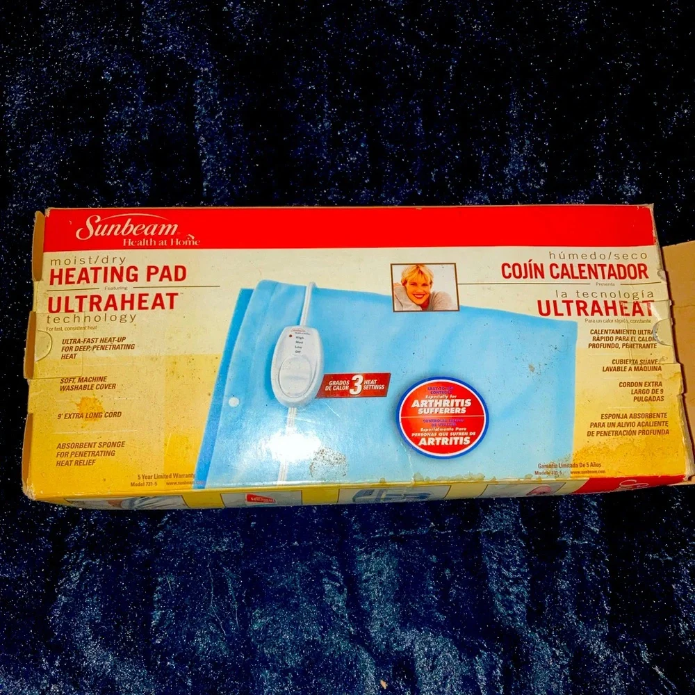 Sunbeam Health at Home Heating Pad - Picture 1 of 8